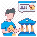 Bank Banking Finance Icon