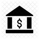 Bank Dollar Finance Icon