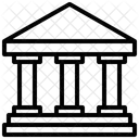 Bank Banking Finace Building Entry Icon