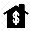 Money House Bank Home Icon