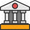 Bank Building Real Icon