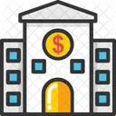 Bank Building Real Icon