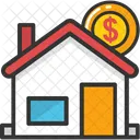 Bank Building Mortgage Icon
