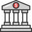 Bank Building Real Icon