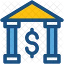 Bank Building Court Icon