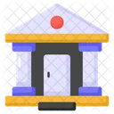 Bank Building Estate Icon