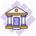 Bank Building Estate Icon