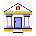 Bank Building Estate Icon