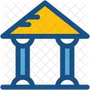 Bank Building Real Icon