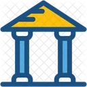 Bank Building Real Icon