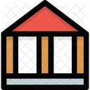 Bank Building Real Icon