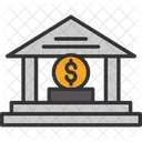 Bank Coin Deposit Icon