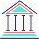 Bank Auction Law Icon