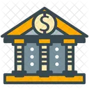 Bank Building Account Icon