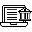 Bank Banking Computer Icon