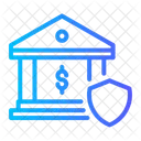 Bank Insurance Protection Icon