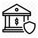 Bank Insurance Protection Icon