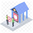Bank Insurance Bank Security Bank Protection Icon