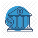 Bank Interest Invest Interest Bank Icon