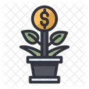 Bank investment  Icon
