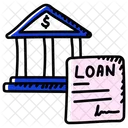 Bank Funds Bank Loan Bank Mortgage Icon