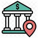 Bank Location Location Bank Icon