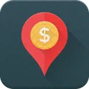 Bank Location Financial Icon