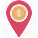 Bank Location Map Pin Location Pin Icon