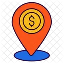 Bank Location Bank Location Pin Map Pointer Icon