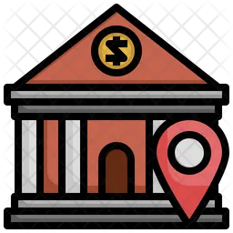 Bank Location  Icon