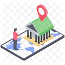 Bank Location App  Icon