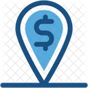 Bank Location Pin Icon