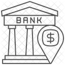 Bank-location  Icon