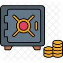 Bank Locker Bank Vault Safe Box Icon