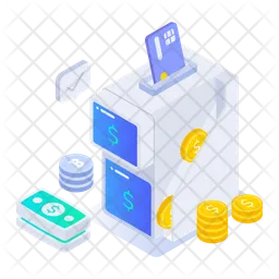 Bank machine  Icon