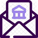 Bank Mail  Icon