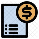 Bank Paper Document File Icon