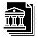 Bank Files Paper Icon