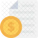 Bank Papers Bills Icon