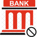 Bank Prohibited Ban Banking Icon