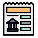Bank Report  Icon