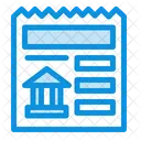 Bank Report  Icon