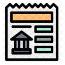Bank Report  Icon