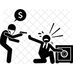 Bank robbery Icon