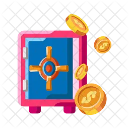 Bank Safe  Icon