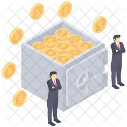 Bank Safekeeping Vault  Icon