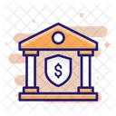 Bank Security Insurance Icon