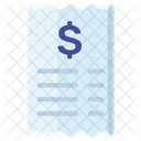 은행 전표 금융 문서 은행 문서 아이콘