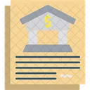 Bank Statement Finance Transaction History Icon