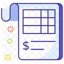 Bank Statement  Icon